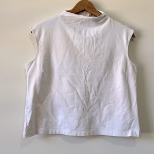 Merona white sleeveless top - size L